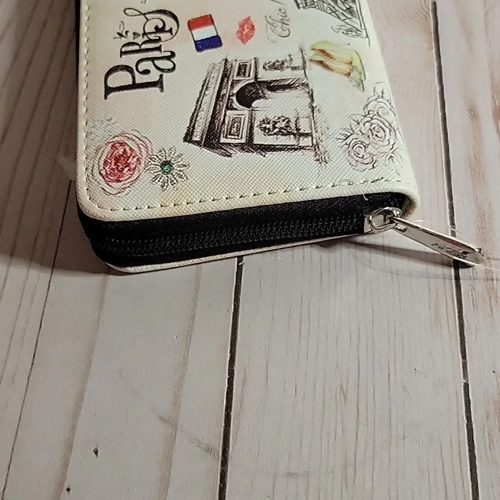 Sarl Aker Paris printed wallet NEW